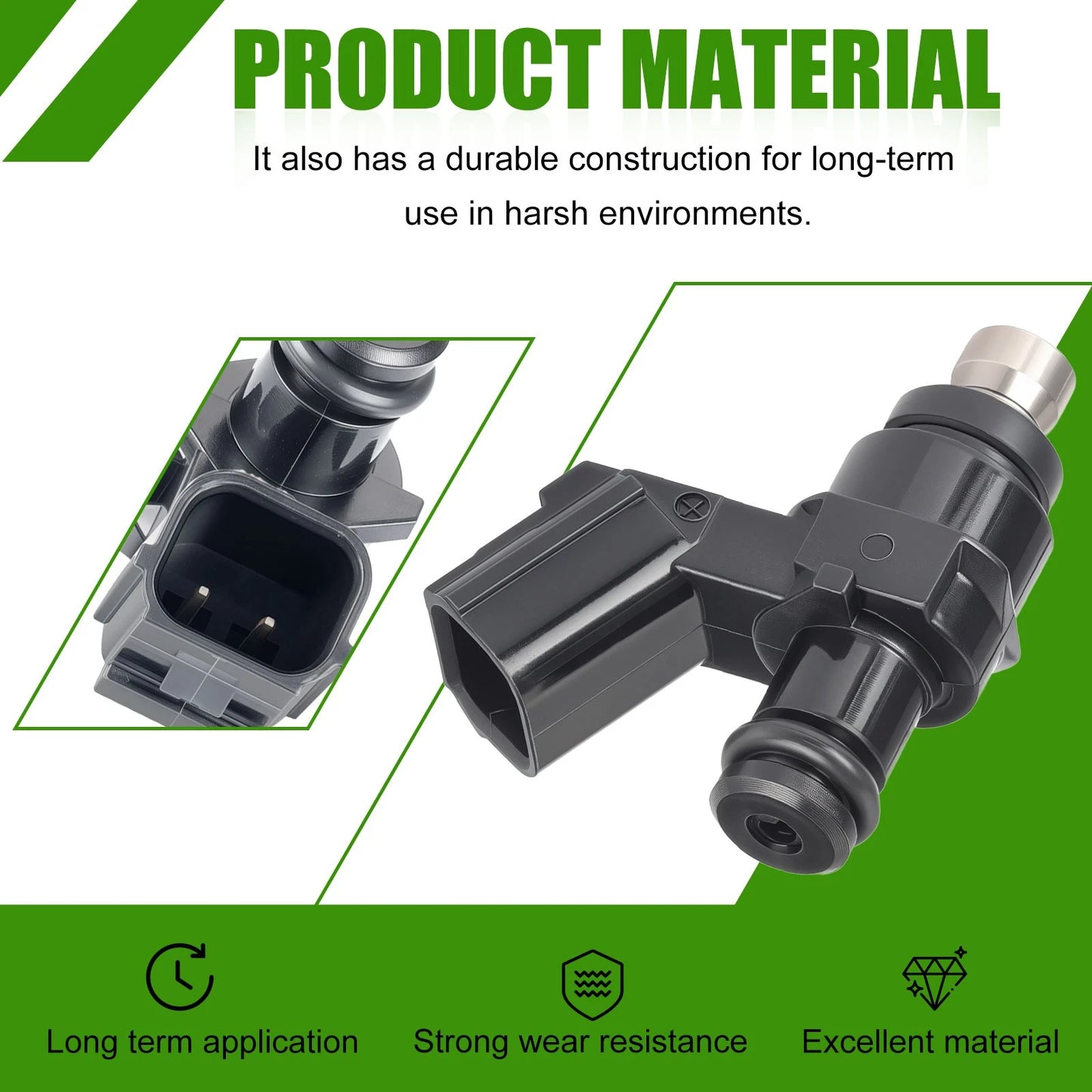 Fuel Injector & Joint Cap for Honda Rancher TRX 420 FA2/FE1/FM1/FM2 2014-21