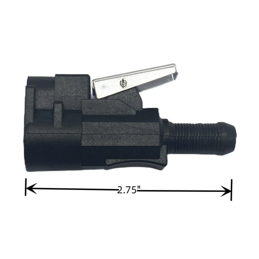 3/8" Fuel Line Connector for Mercury Tank Side (22-13563A6/22-13563A7)