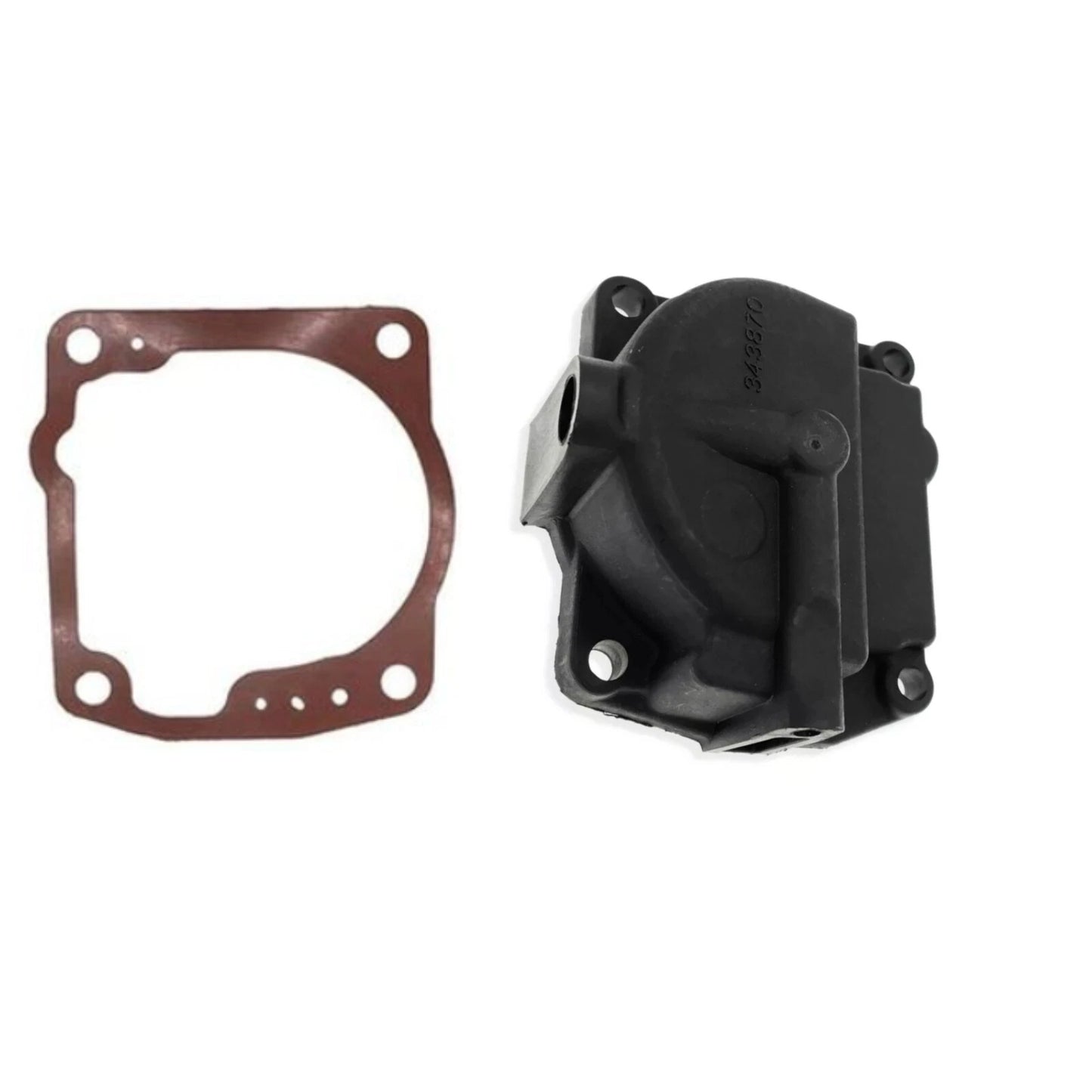 Carburetor Float Chamber Bowls for Johnson 90-175HP (60°) with Gasket