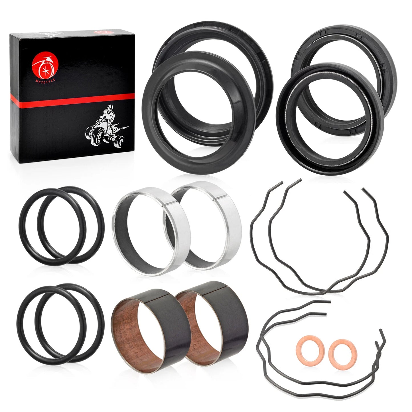 Fork Bushing Dust Oil Seal for Yamaha V-Star XVS650/XVS950/XVS1100/XVS1300 (98-17)