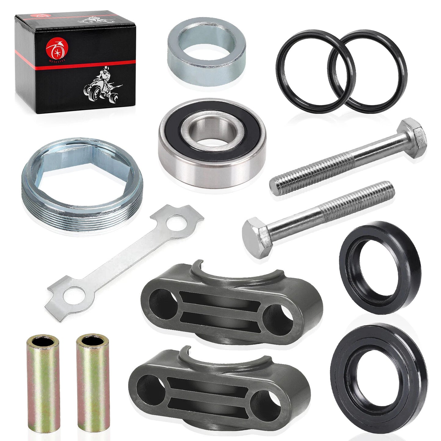 Bushing Bolt Bearing Seal Holder Nut Kit for Yamaha Warrior 350 YFM350 (1987-2004)