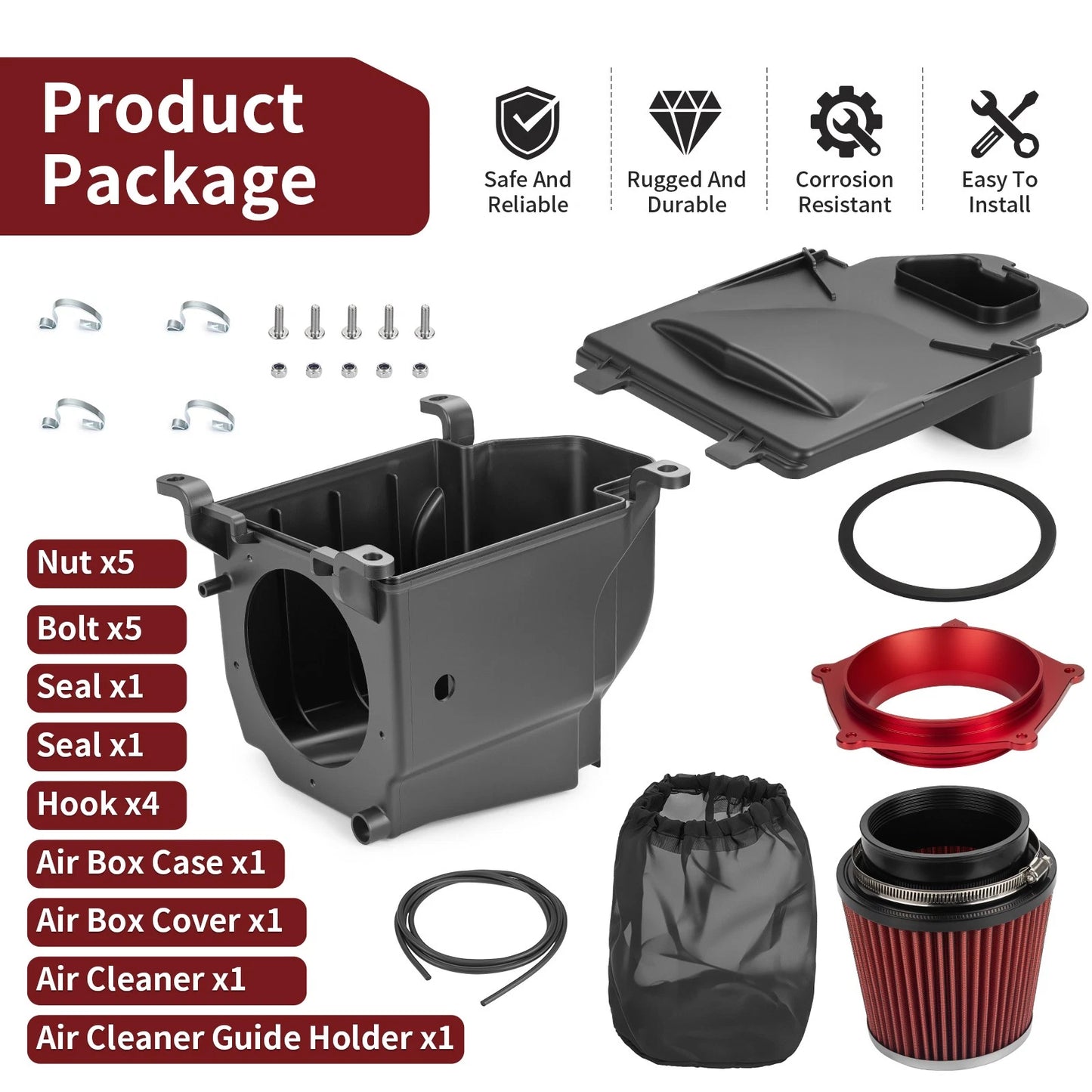 Yamaha YFZ450 Airbox Chamber Carb Filter Kit for YFZ450 (2014-2019)