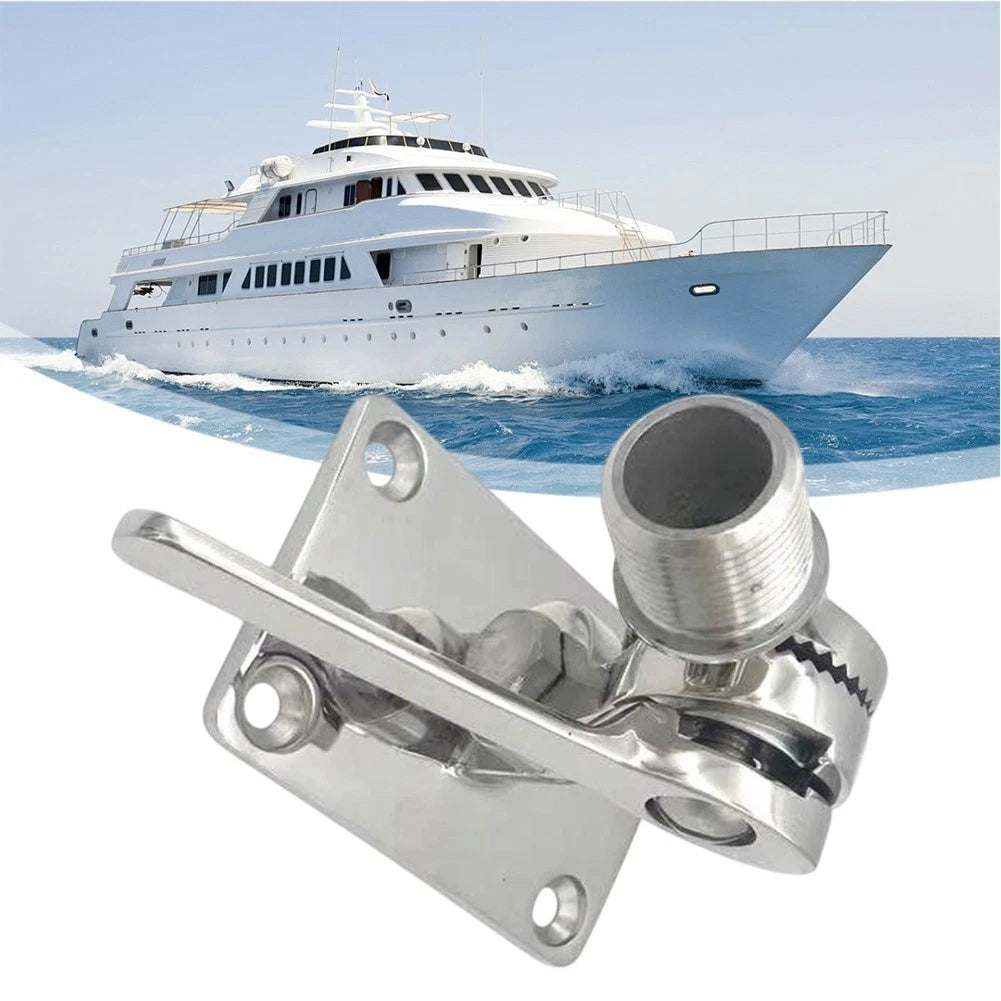 Quality 316 Stainless Steel Boat Antenna Base Mount Adjustable for All Boats