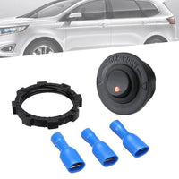 12/24V Red LED Rocker Switch Set for Motorhome/Caravan/Boat