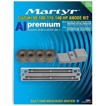 compare product Suzuki Alloy Anode Kit 90-140HP for Outboard Models Salt Water