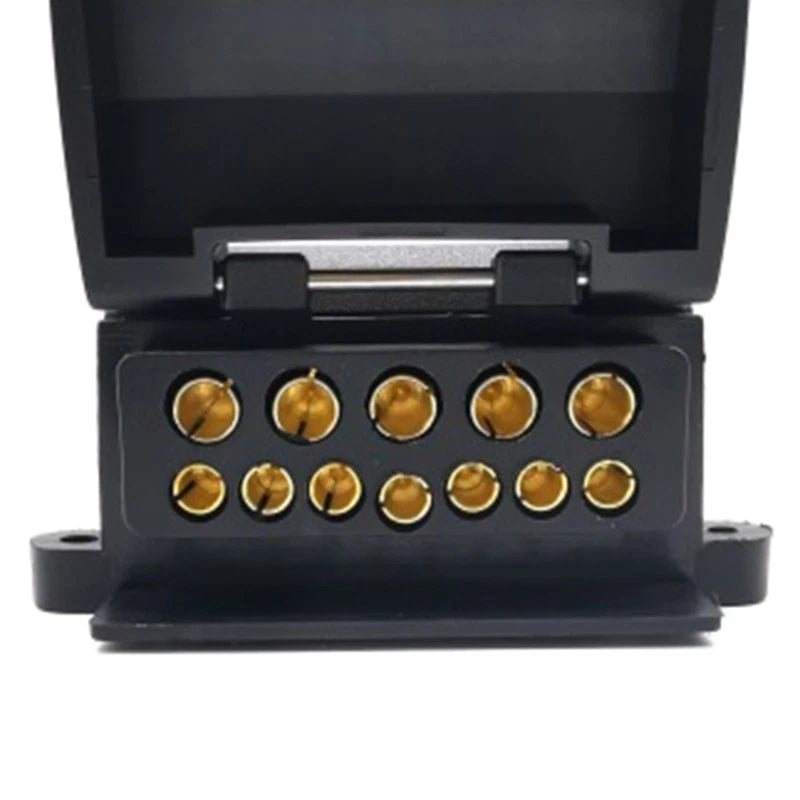 12 Pin Flat Trailer Socket Plug Set for Boats/Camper