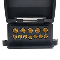 12 Pin Flat Trailer Socket Plug Set for Boats/Camper