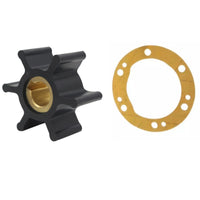 Impeller & Gasket for Yanmar 6 Blades 124223/128296/42110