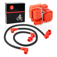 Ignition Coil & Spark Plug Cap w/Wire for Polaris Sportsman 700 EFI (2005-2007)