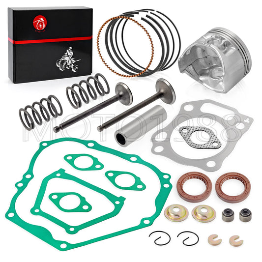 Engine Top End Kit +0.5mm Piston Valve Gasket Seal for YAMAHA G16/G20