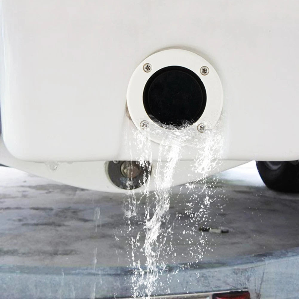 Plastic Boat Drain Check Valve 71mm for Saltwater/Freshwater Vessels