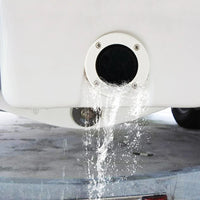 Plastic Boat Drain Check Valve 71mm for Saltwater/Freshwater Vessels