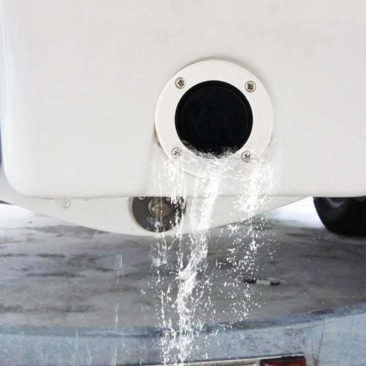 Plastic Boat Drain Check Valve 71mm for Saltwater/Freshwater Vessels