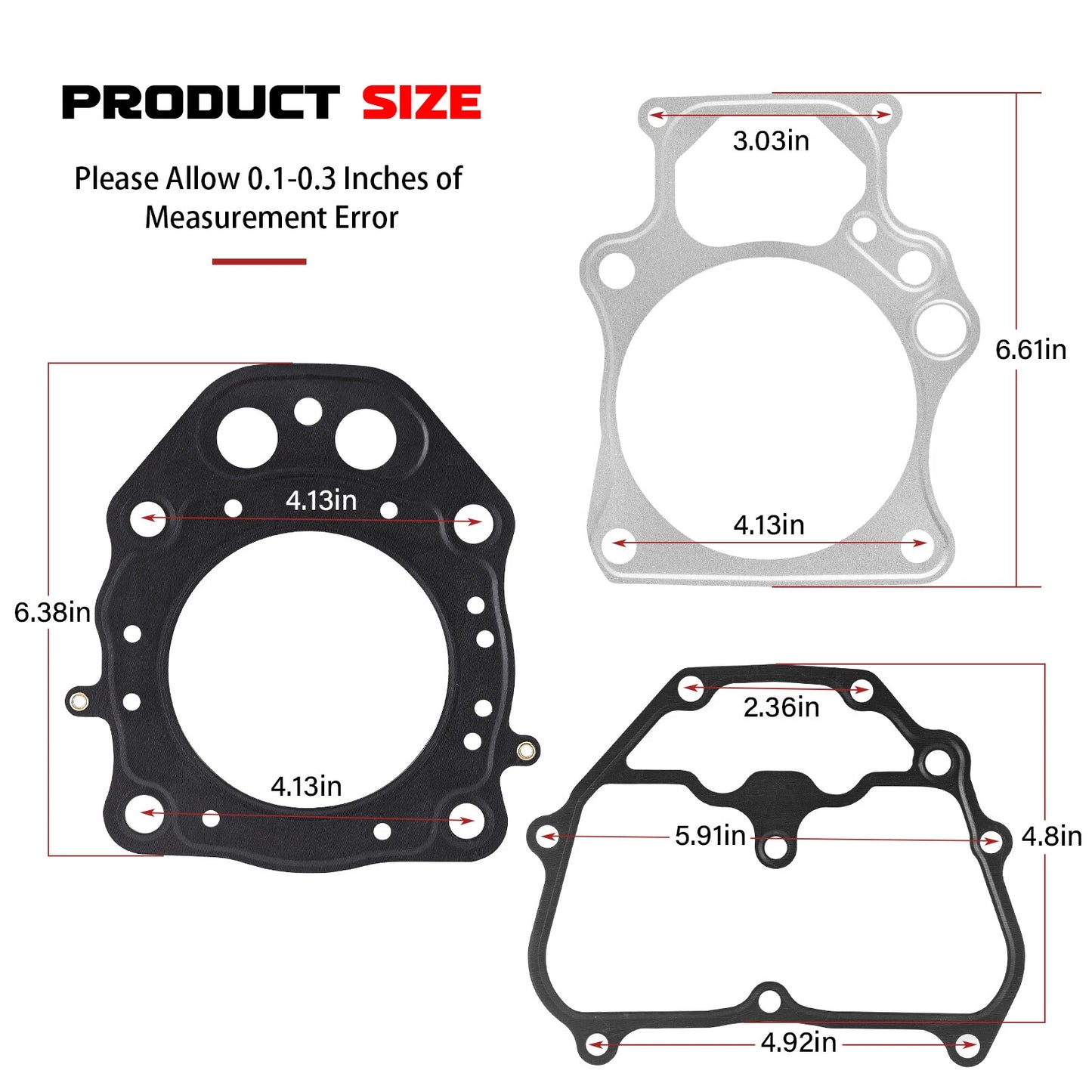 Complete Top End Head Gasket Kit for Honda TRX420 (2009-2024)