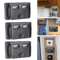 Efficient Double USB Quick Chargers for RVs/Boats