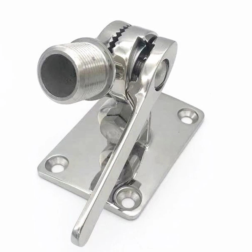 Quality 316 Stainless Steel Boat Antenna Base Mount Adjustable for All Boats