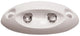 12V 2 LED Compact Cockpit Courtesy Lights for Boat/Caravan Real White LED