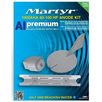 compare product Anode Kit Yamaha 80-100HP Outboard Martyr Aluminium Salt Water