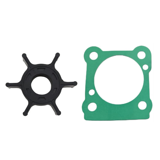 Water Pump Impeller & Gasket for Yamaha 2-Stroke 6-8HP Outboard Motor