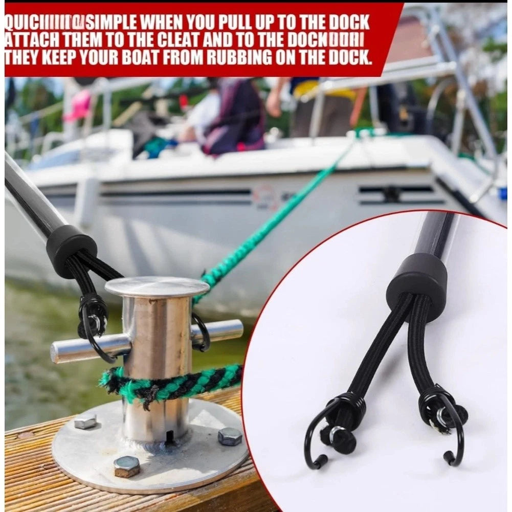 16 Inch Marine Bungee Dock Line with Shock Absorbing for Boats