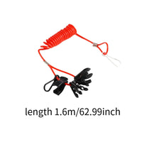 Boat Outboard Kill Switch Lanyard with 7 Keys for Mercury/OMC/BRP Models