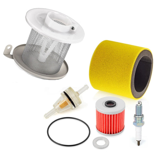 Air Filter Oil Filter Spark Plug Kit for Kawasaki Bayou 220/250/300