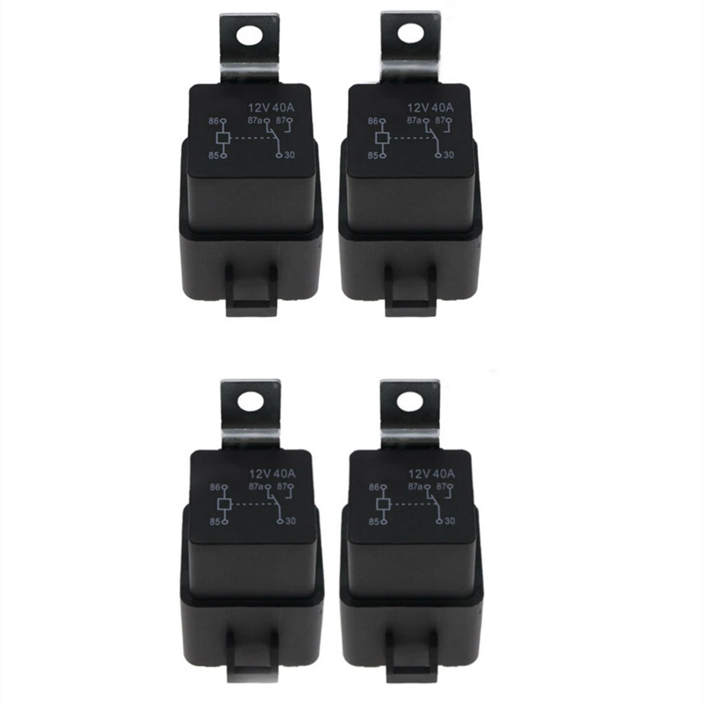 4PACK 12V Power Relay for Mercury Force CMC Trim (1990-2000)