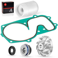 Water Pump Cover Gasket w/ Impeller Seals for Polaris SwitchBack 600/800 2008-21