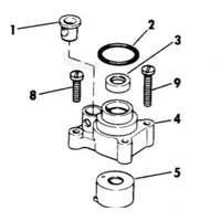 Oil Seal for OMC Evinrude Johnson 9.9/15HP Outboard (2Pcs)