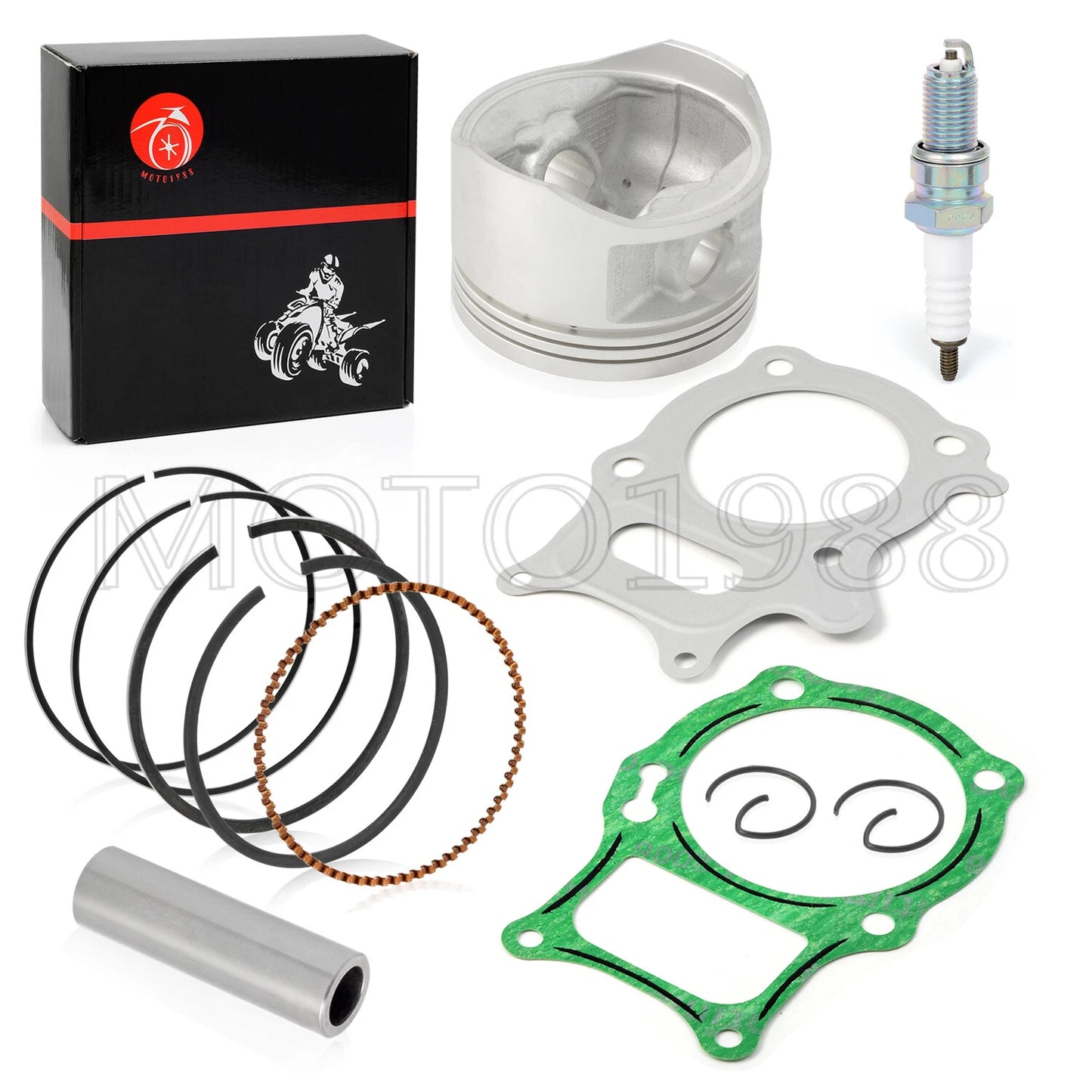 Top End Piston Ring Gasket Oversize 1mm for Honda Recon/Sportrax 250 (2002-23)