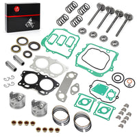 Piston Intake Exhaust Valve Gasket Rebuild Kit for EZGO Golf Cart 295cc