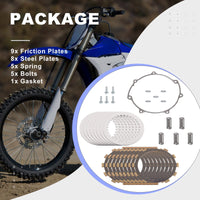 Clutch Friction Steel Plates Springs Kit for Yamaha WR250F/YZ250F 2001-2012