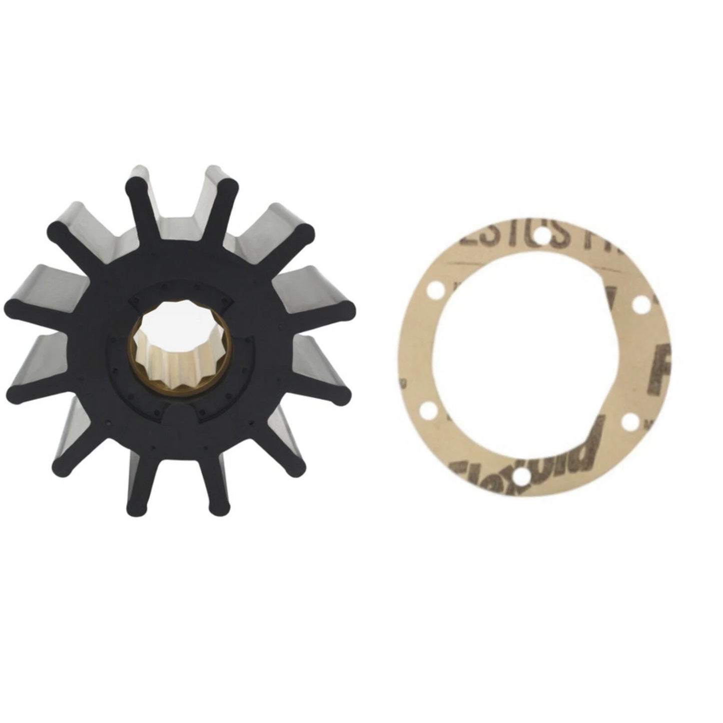 Raw Sea Water Pump Impeller with Gasket for Caterpillar 17935 Models