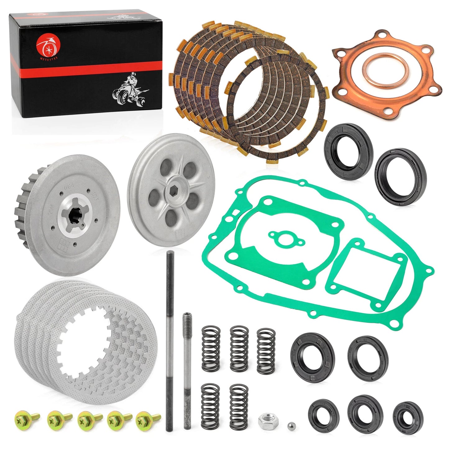 Clutch Plates Kit & Gasket for Yamaha Blaster YFS200 (1990-2006)