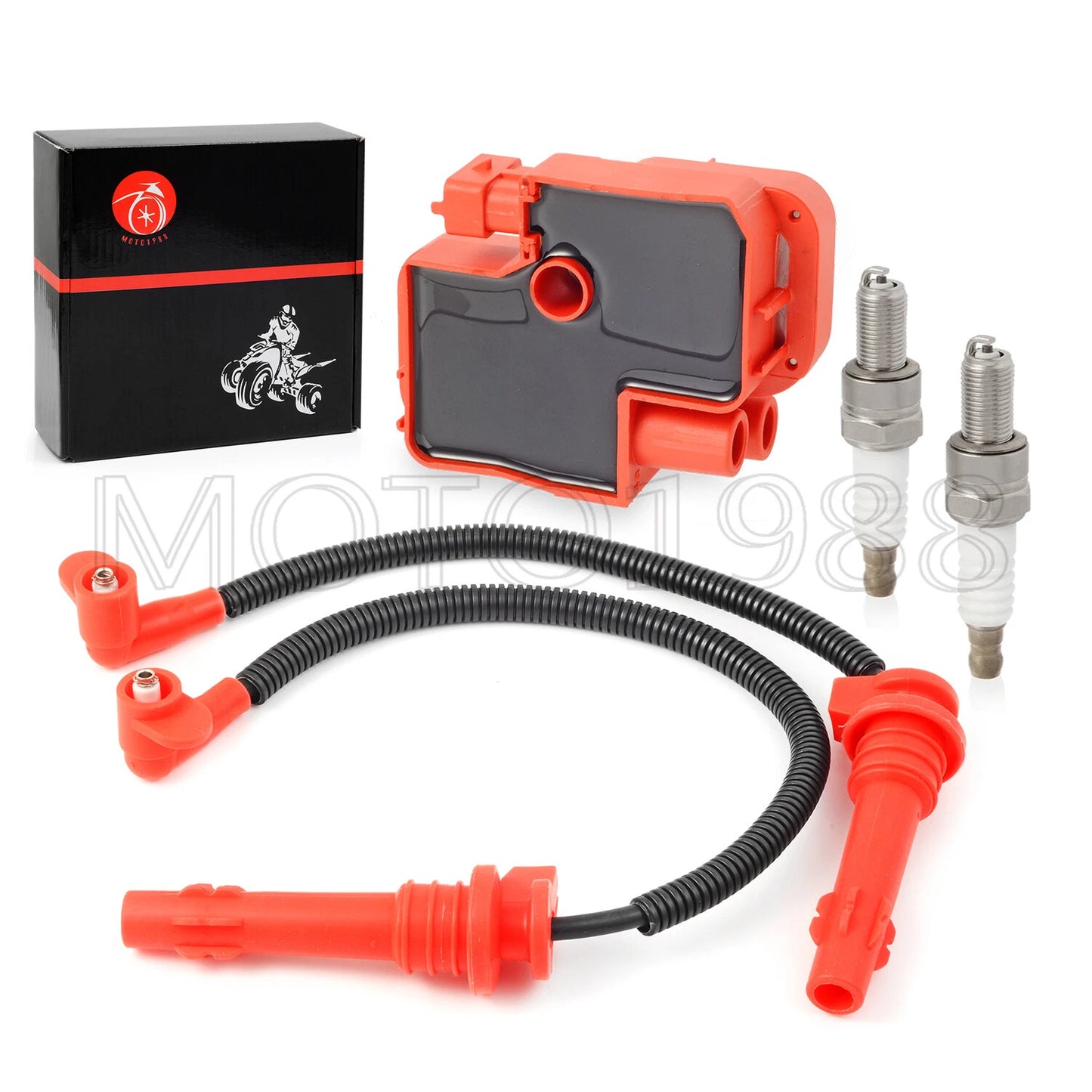 Ignition Coil & Spark Plug Cap Wire for Polaris RZR XP 4 Trail S 1000 (2014-2023)