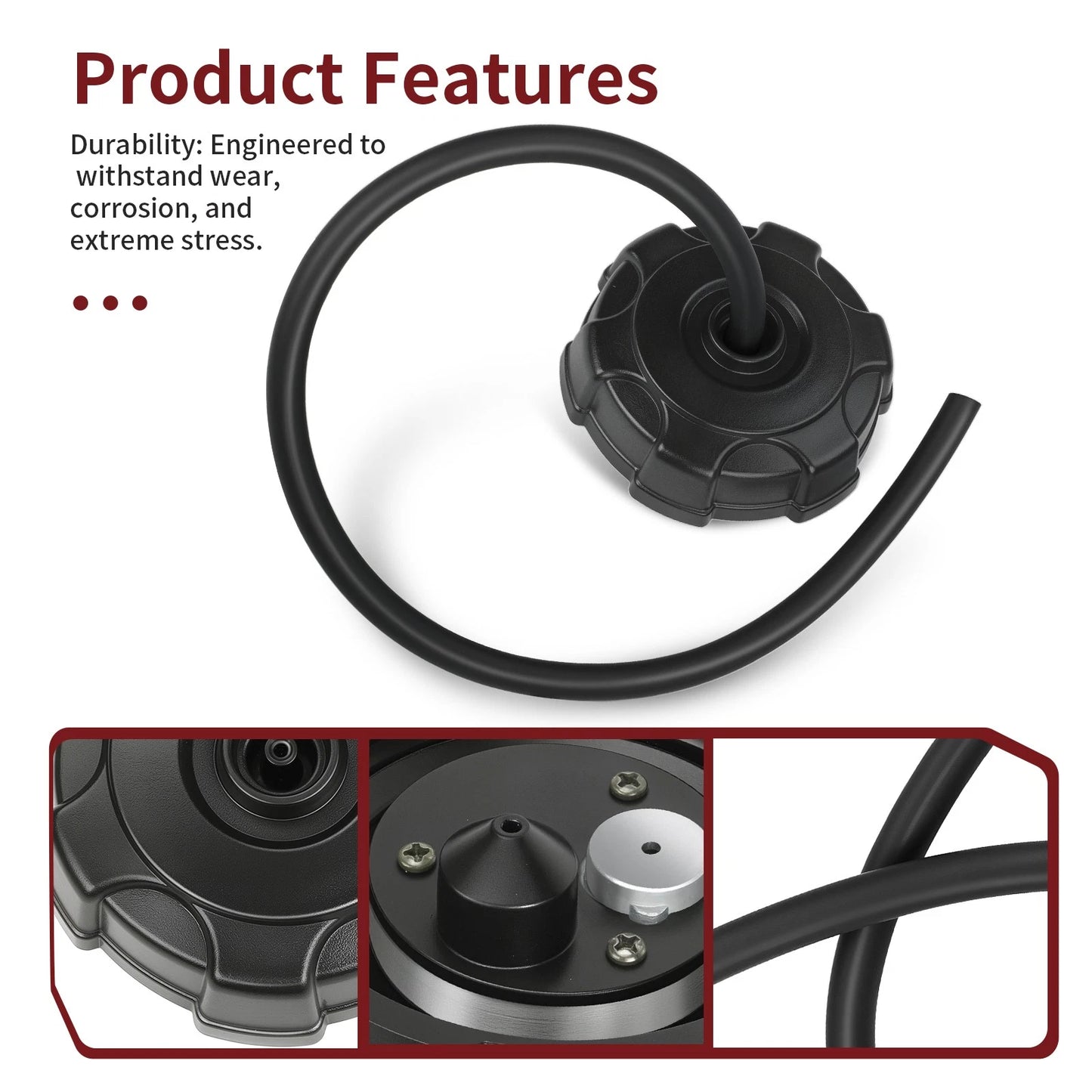 Fuel Tank Cap & Tube for Kawasaki Prairie 360/300, Bayou 300/250/400