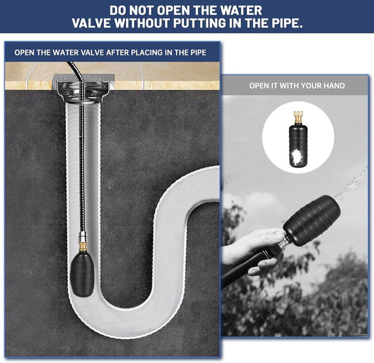 Drain Bladder Kit for All Drain Pipes 1-6