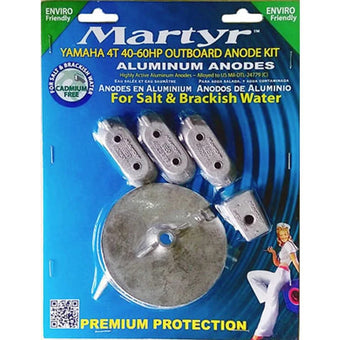 compare product Anode Kit Yamaha 4T 40-60HP Outboard Martyr Aluminium Salt Water