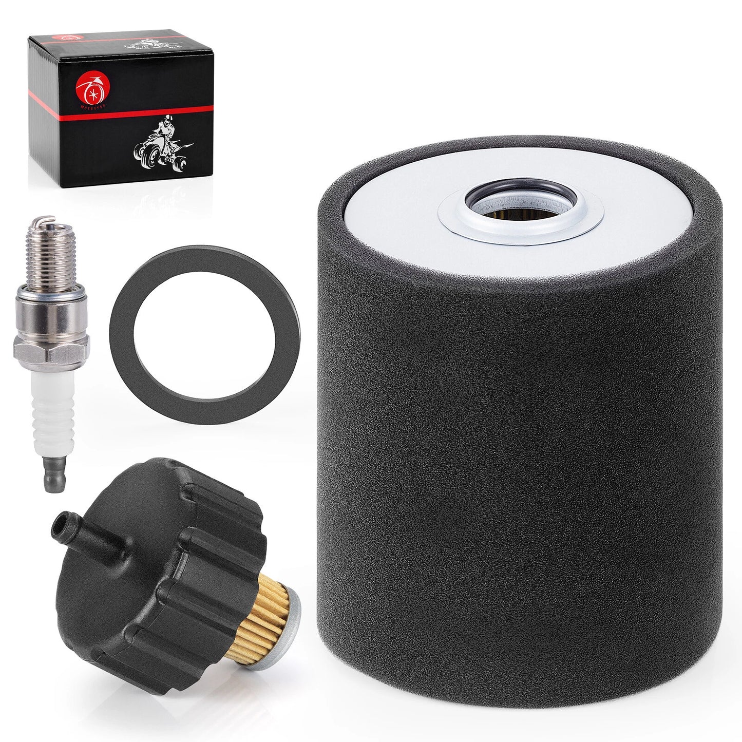 Air Filter + Fuel Filter + Gasket for Yamaha Golf Cart G2/G5/G8/G9/G11 (1985-1995)