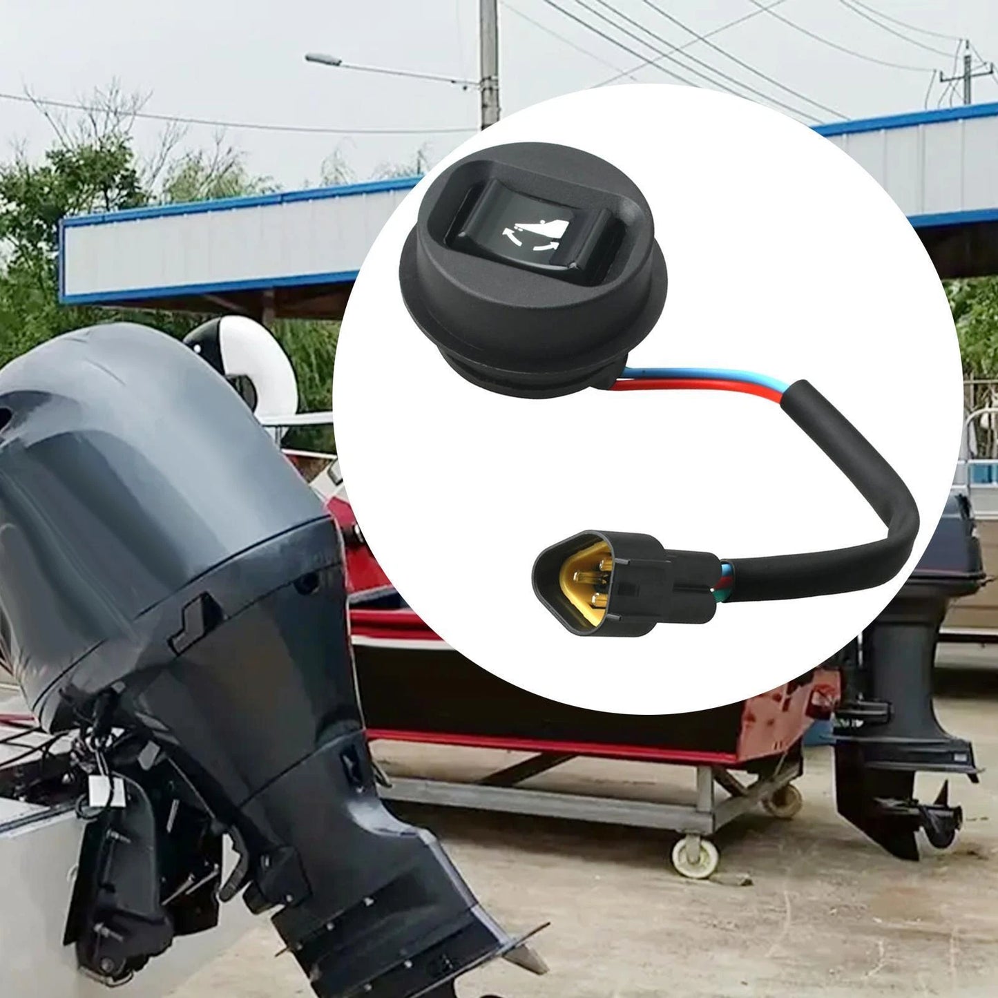 Tilt Trim Switch Assembly for Boat Lift - Yamaha 63D Series Models