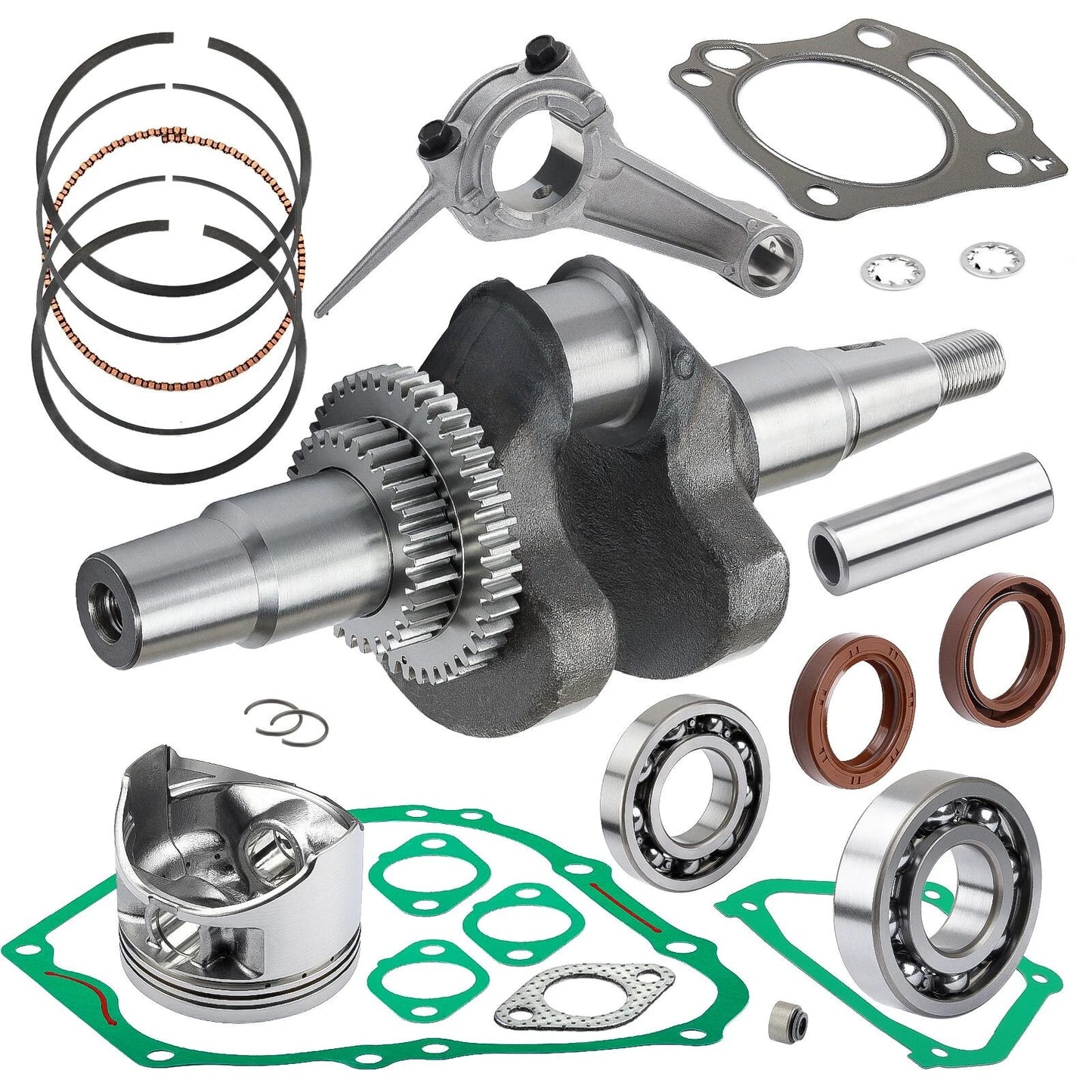 Crankshaft Connecting Rod Piston Gasket Seal for Yamaha G21/G22/G27/G28