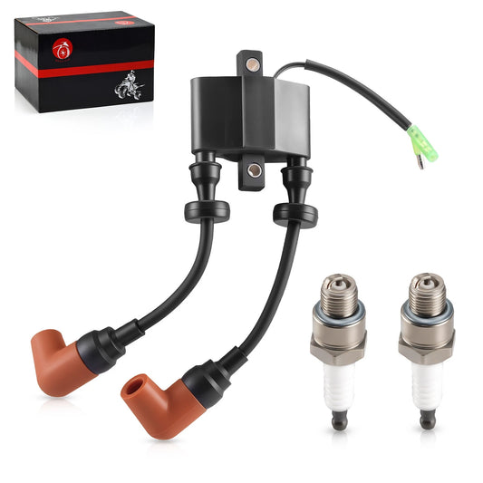 Ignition Coil & Spark Plug for Yamaha Outboard 6-25HP