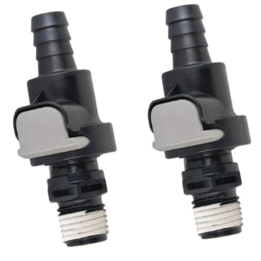 2Pcs Universal Male/Female Sprayless Connector for Marine Applications