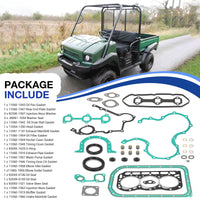 Engine Top End Gasket Rebuild Kit for Kawasaki Mule 2510/3010/4010 Diesel