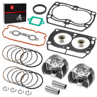 Top End Rebuild Kit Cylinder Gasket & Piston for Polaris Ranger XP 800