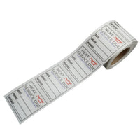 Oil Change Stickers for Car Window (200pcs)