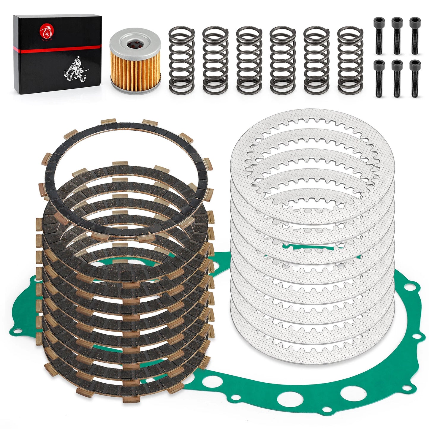 LTZ400 for Suzuki QuadSport Z400 Heavy Duty Clutch Friction Plates & Gasket Kit