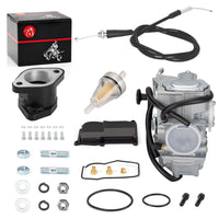 Carburetor & Intake Manifold & Throttle Cable for Yamaha YFM350X Warrior 93-04