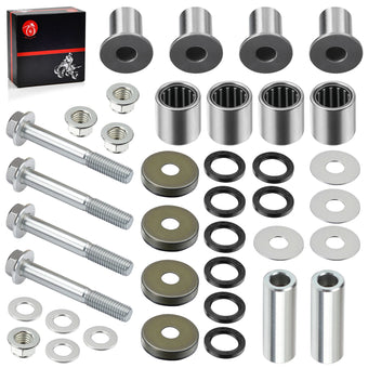 compare product Front Upper/Lower A-Arm Bushing Seal Kit w/ Bolts for Kawasaki KFX400 2003-2006