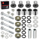 Front Upper/Lower A-Arm Bushing Seal Kit w/ Bolts for Kawasaki KFX400 2003-2006